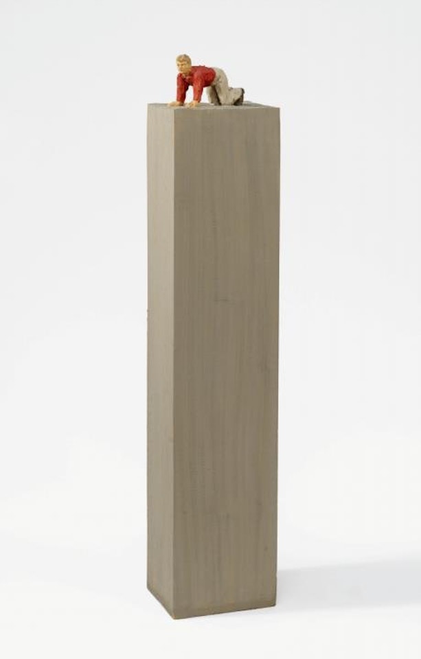 Untitled (from the series: 10 Skulpturensäulen) by Stephan Balkenhol