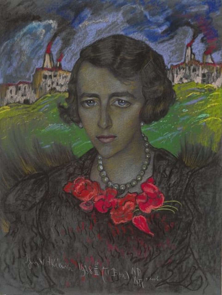 Female portrait by Stanislaw Ignacy Witkiewicz