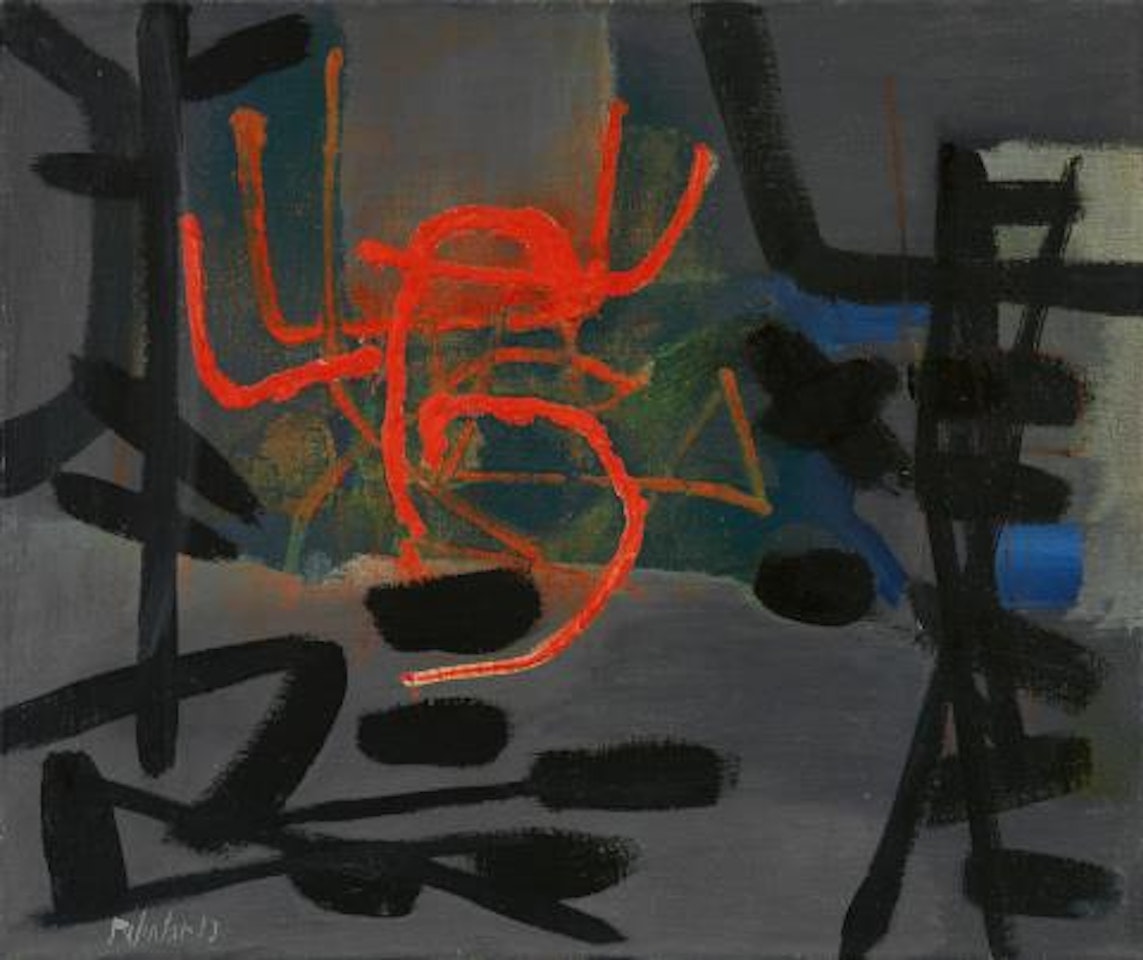 Vordringendes Rot by Fritz Winter