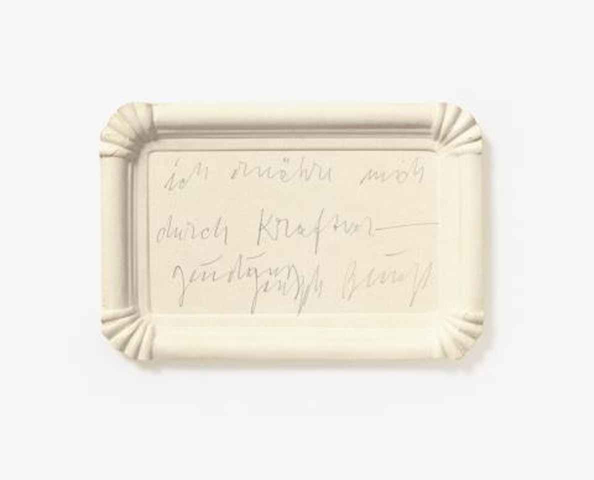 I feed myself by wasting energy by Joseph Beuys