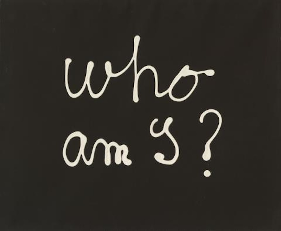 WHO AM I ? by Ben Vautier