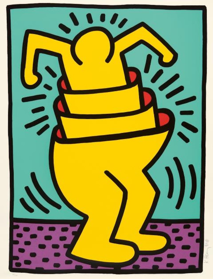 Untitled (from the series: Kinderstern) by Keith Haring