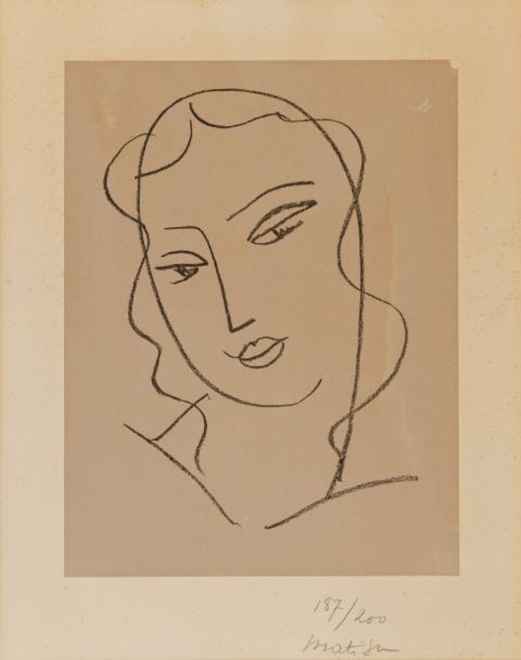 Study for the Virgin "Veiled Head" by Henri Matisse