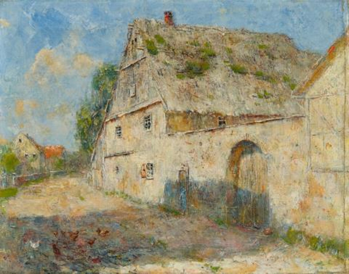 Farm yard by Christian Rohlfs