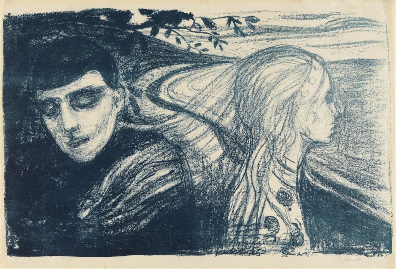 Loslösung II (Separation II) by Edvard Munch