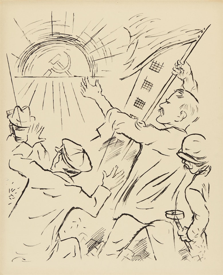 1917 (Revolution in Russia) by George Grosz