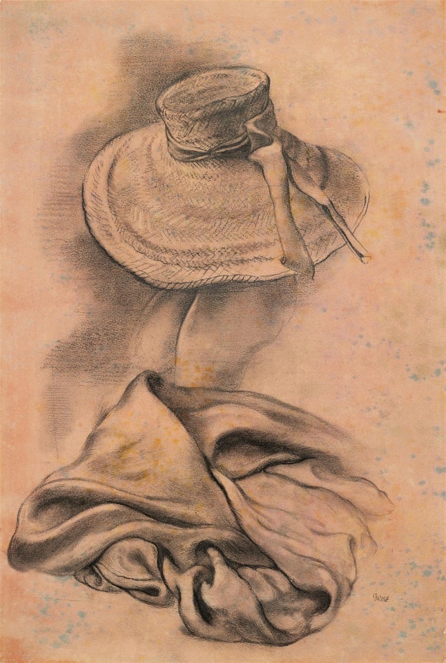 Still-life with Draped Nude by George Grosz