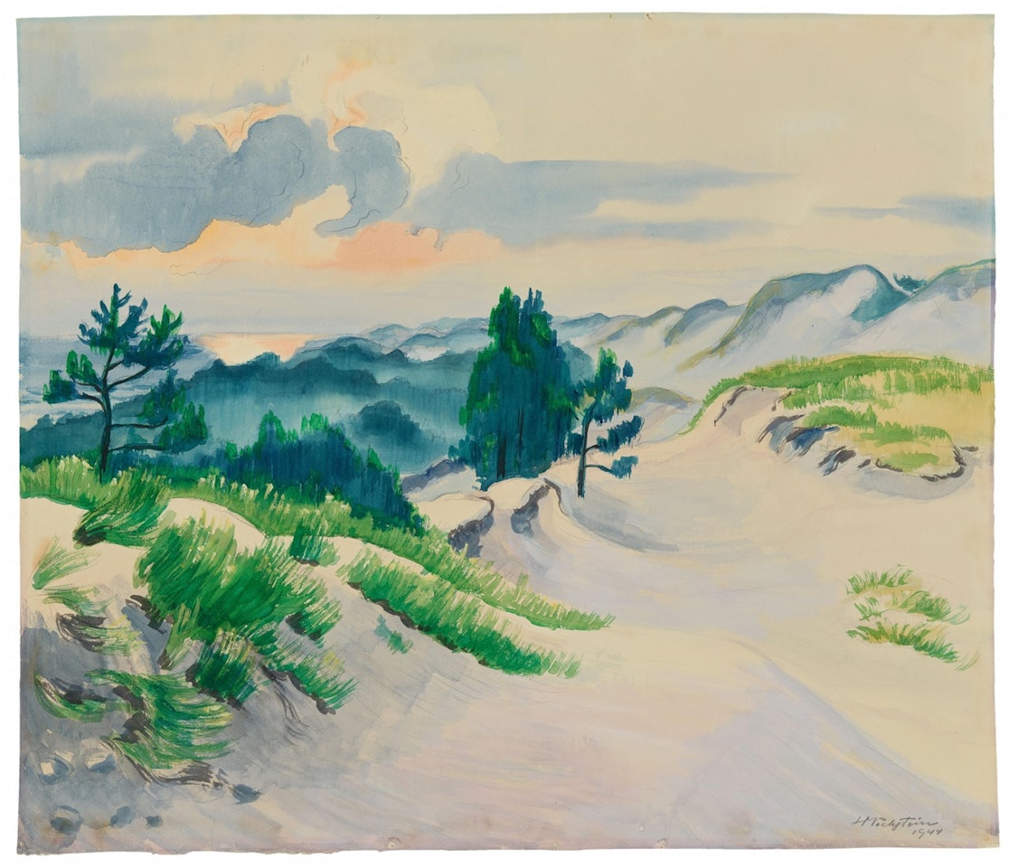 Ostsee Dünenlandschaft by Max Pechstein