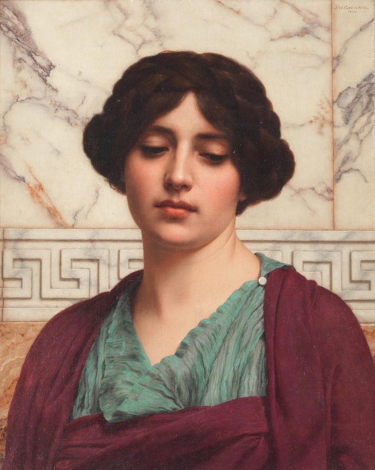 Stesicrate by JOHN WILLIAM GODWARD, R.B.A.