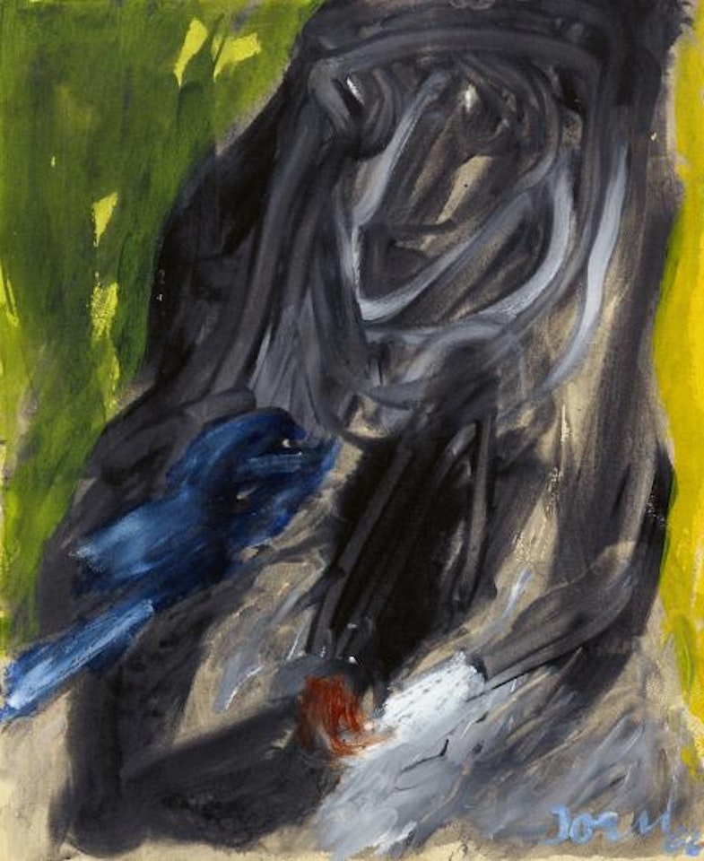 The blue bird by Asger Jorn