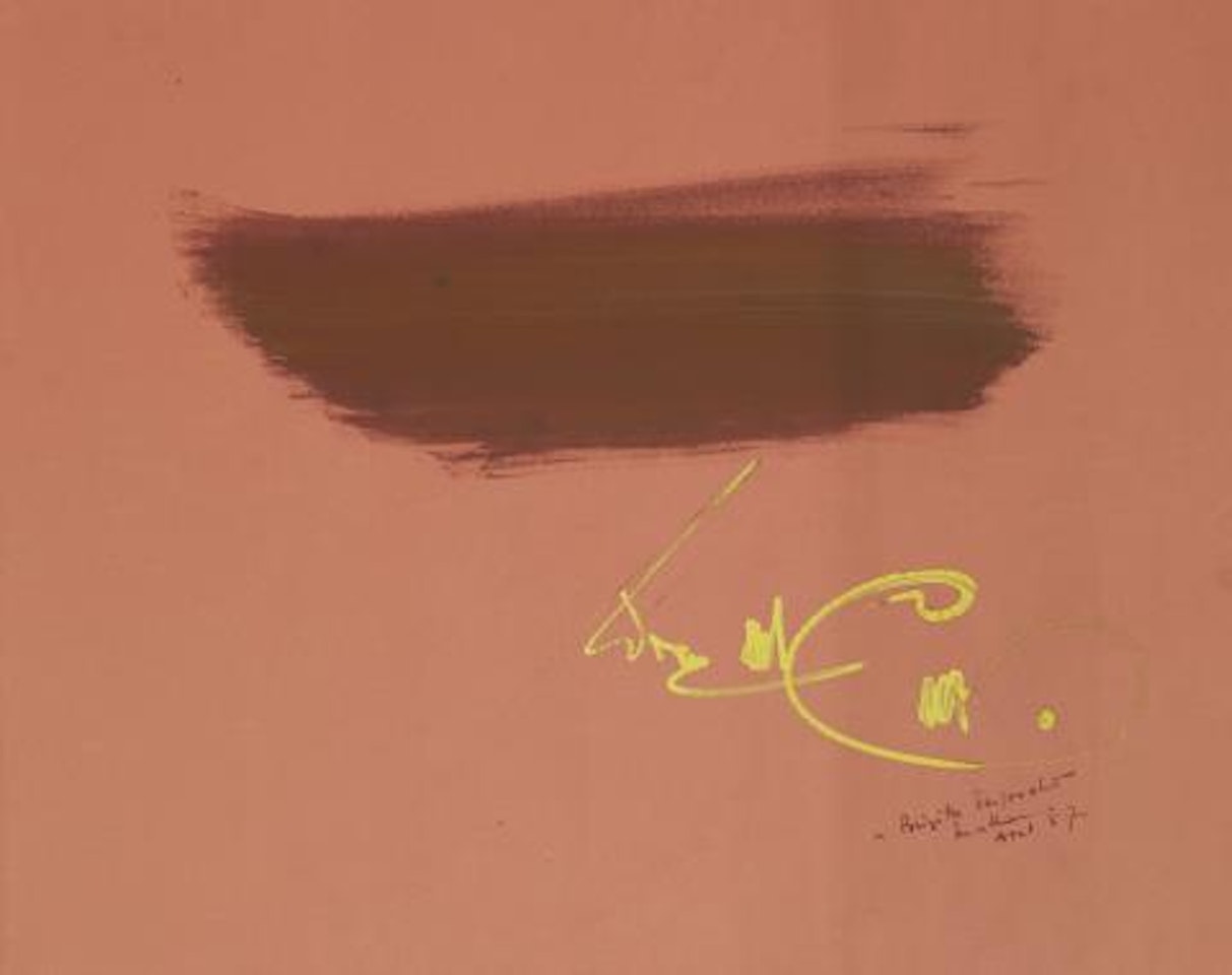 Composition pour Brigitte Perponcher by Georges Mathieu