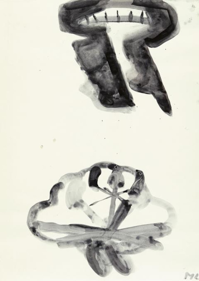 Oben u. Unten by Maria Lassnig