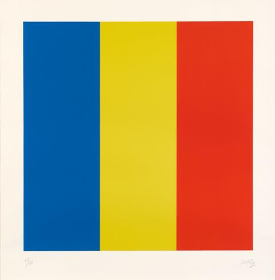 Red Yellow Blue by Ellsworth Kelly