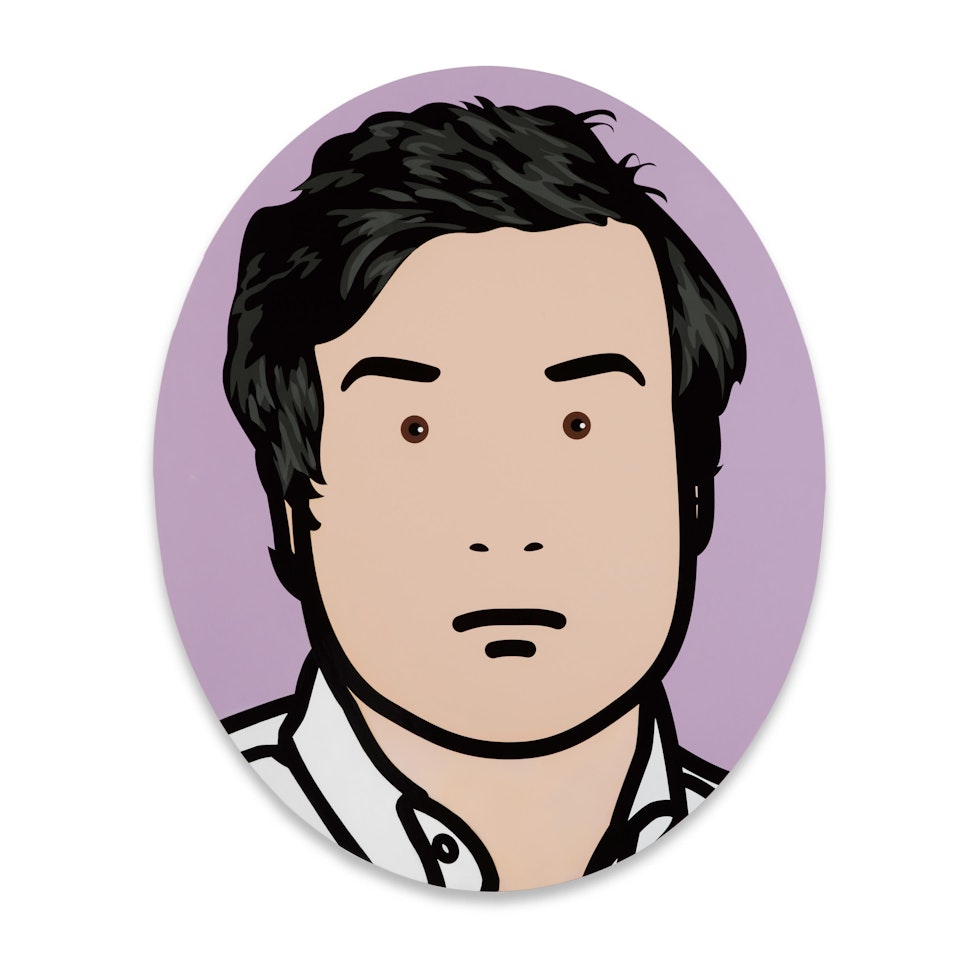 Carlos, company director by Julian Opie