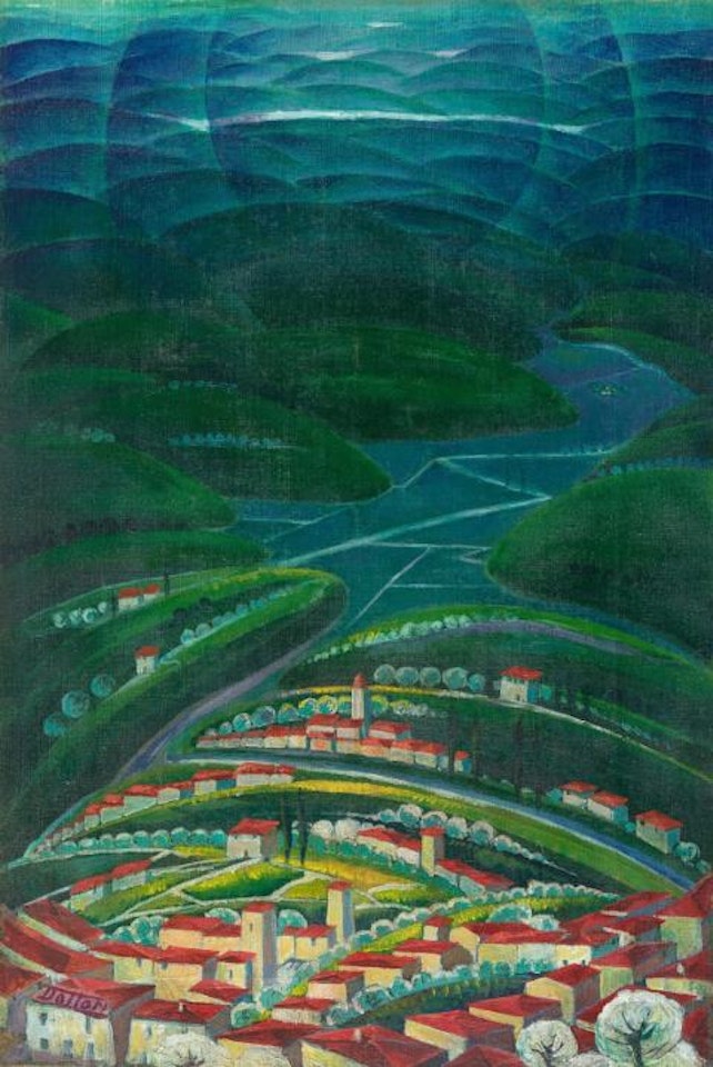 Paesaggio collinare by Gerardo Dottori