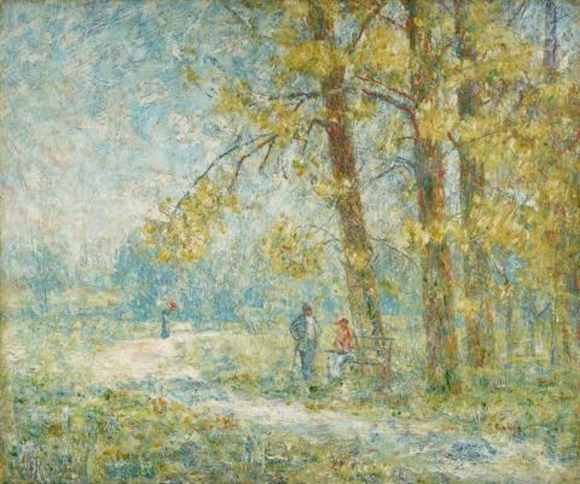 Path in the Weimar Park by Christian Rohlfs