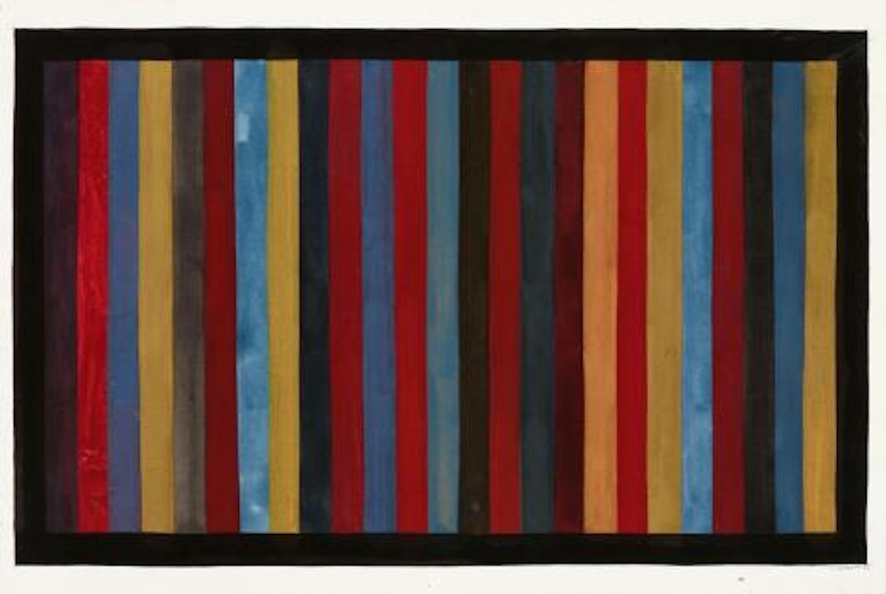 Untitled (Vertical Bands of Color) by Sol LeWitt