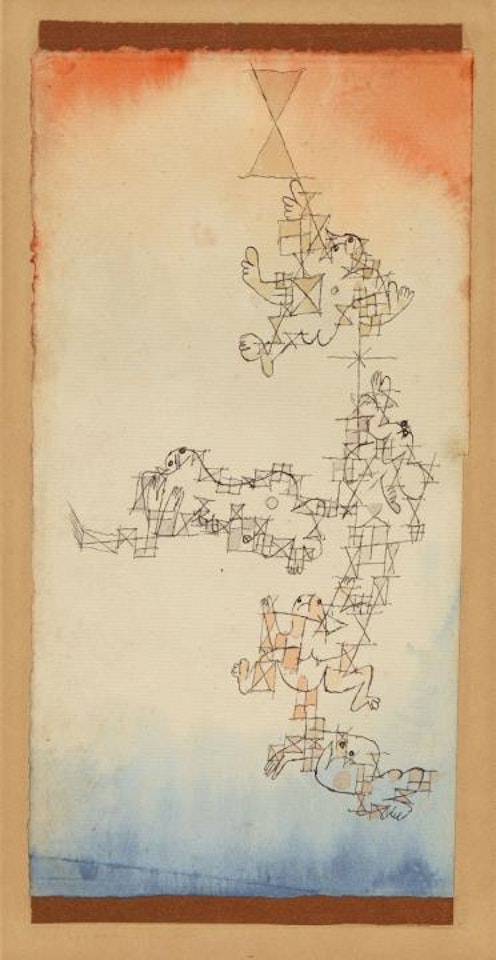 Ghosts as Acrobats, 1918, 37 by Paul Klee