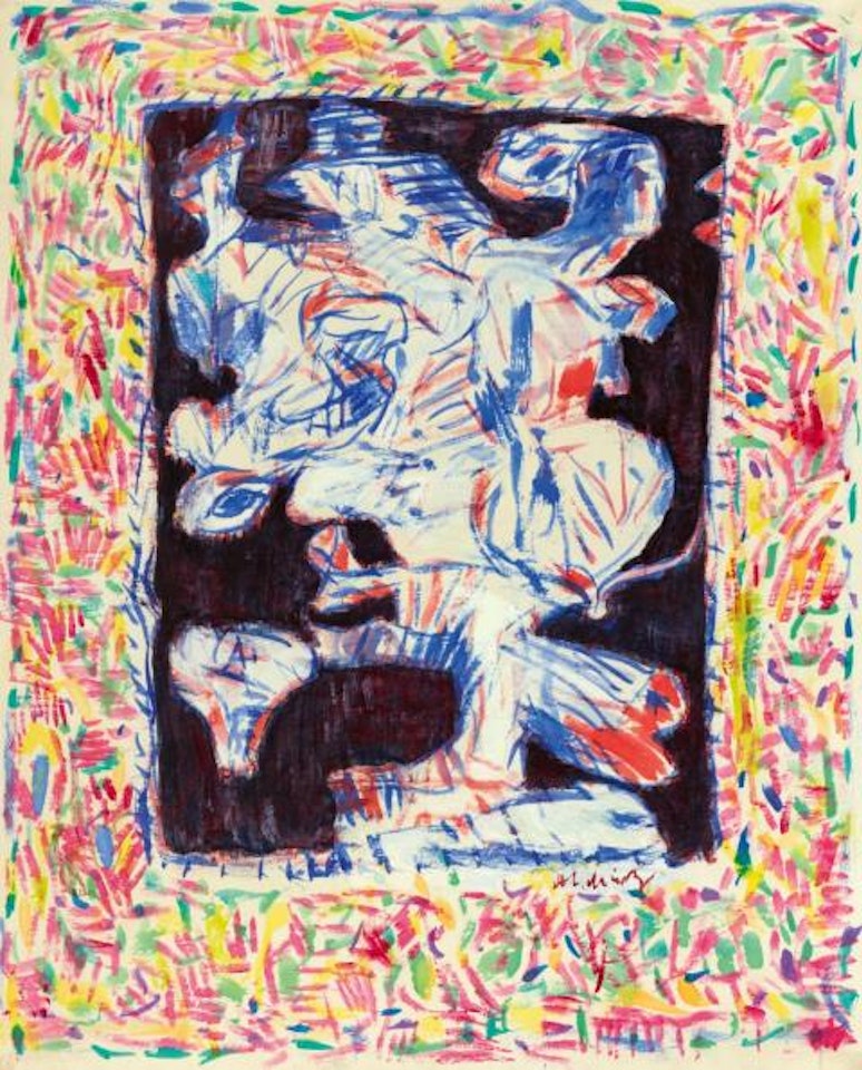 Processionnaire by Pierre Alechinsky