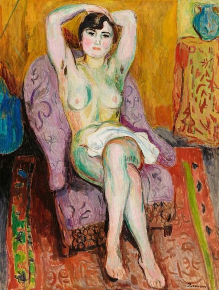 Sitzender Akt by Hans Purrmann