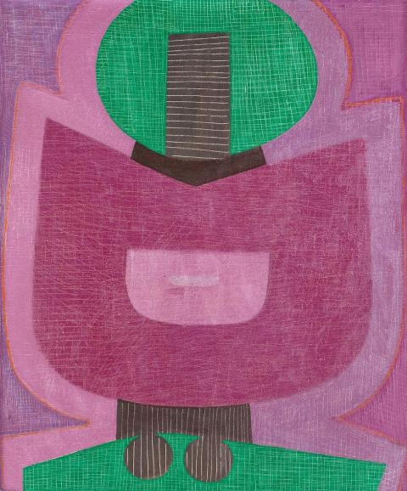 Ampel violett by Max Ackermann