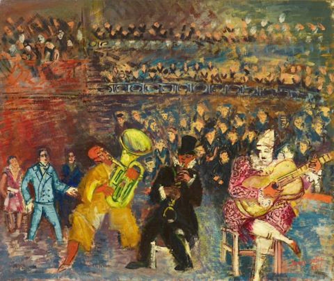 Trio of musical clowns by Jean Dufy
