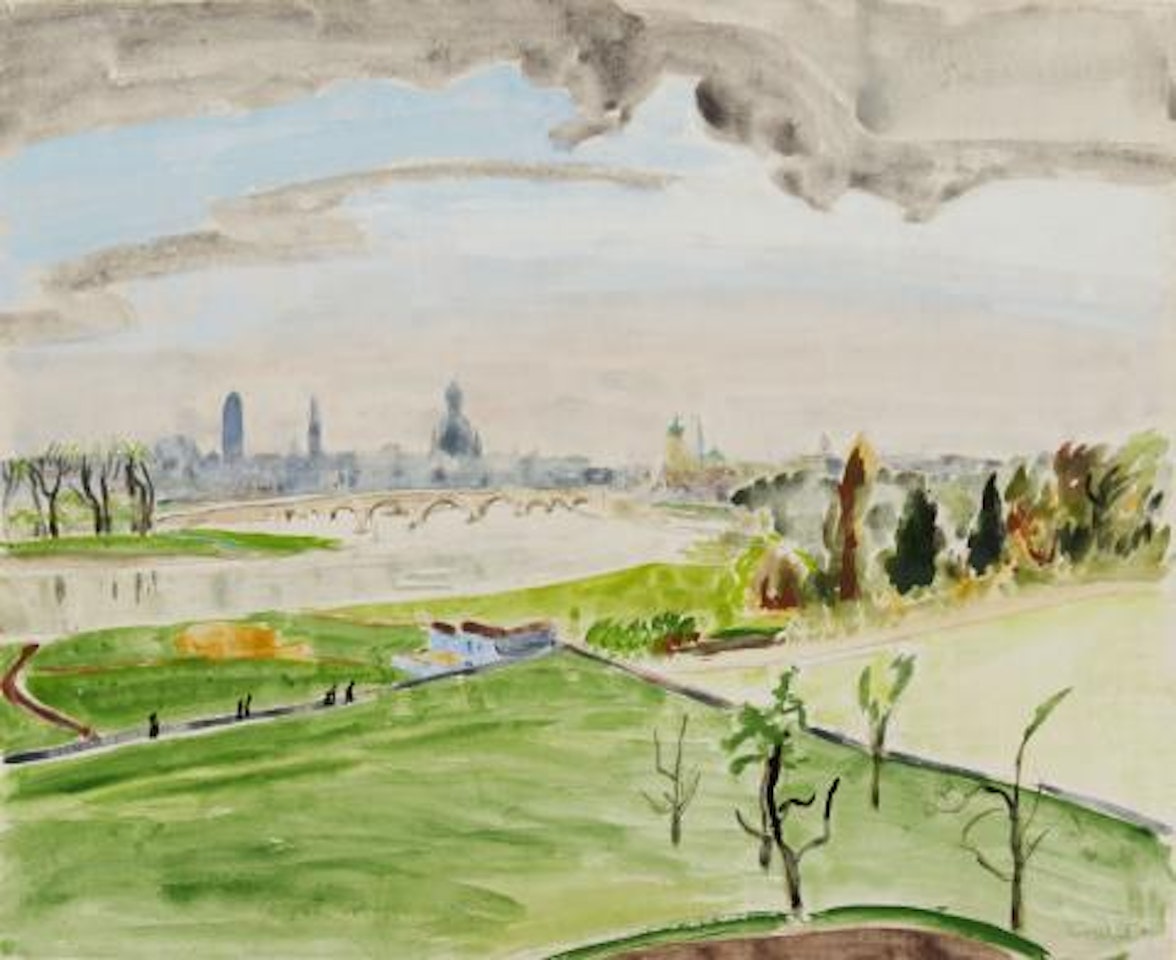 On the Elbe by Erich Heckel
