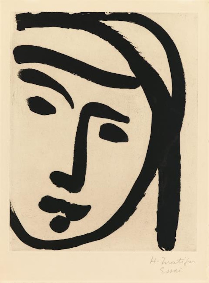 Bedouin with a broad face by Henri Matisse