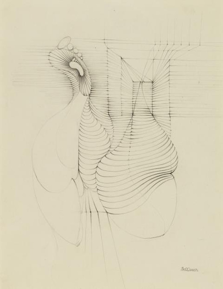  Study for "Claquemur" by Hans Bellmer