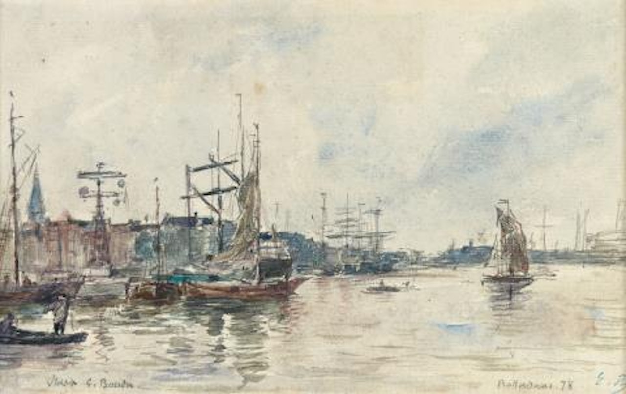 Rotterdam by Eugène Boudin