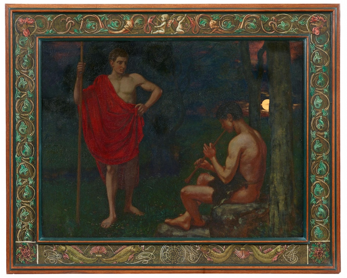 Apollo and Marsyas by Hans Thoma