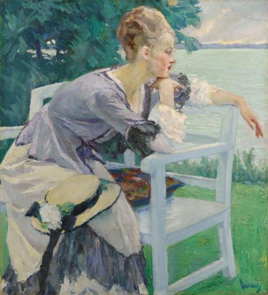 Reverie (Portrait of a Lady) by Edward Cucuel