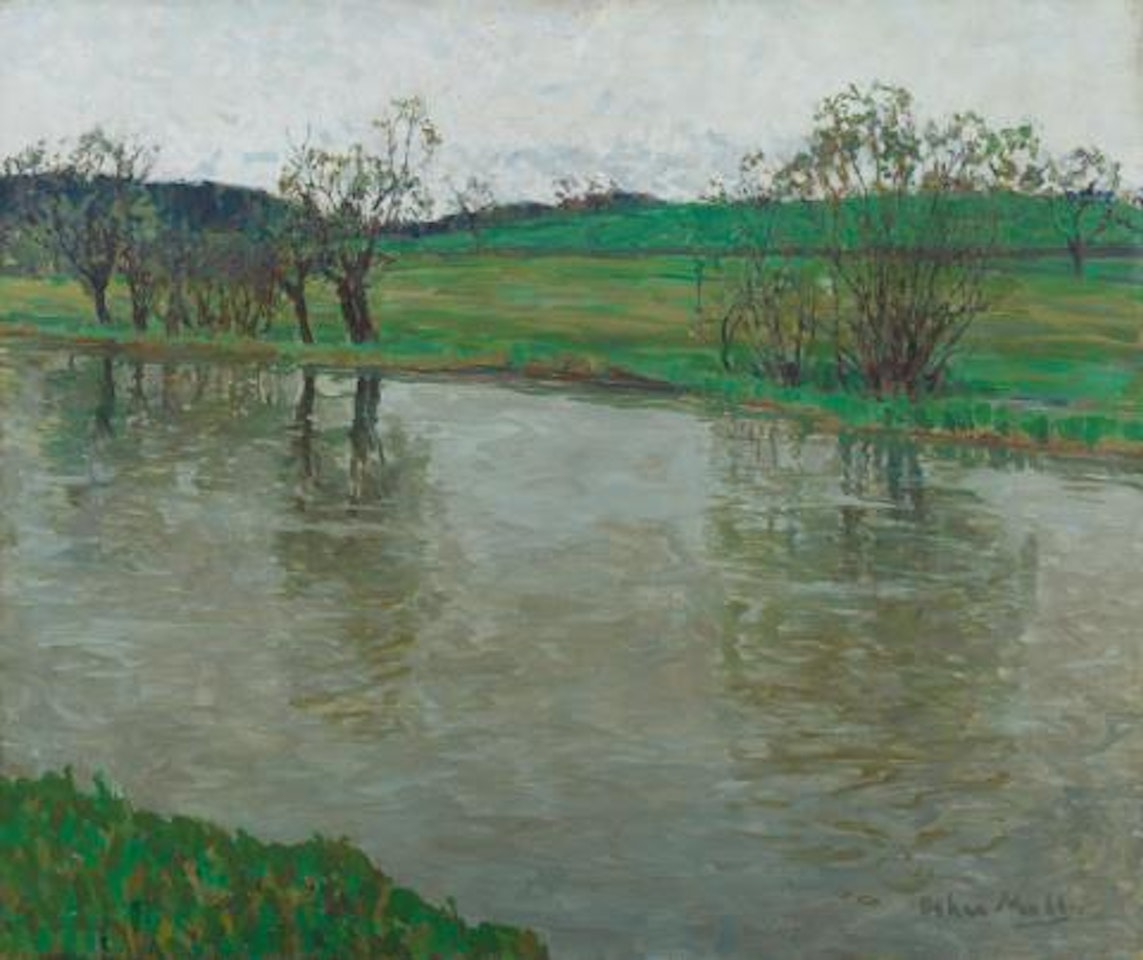  Pastures on the Amper by Oskar Moll