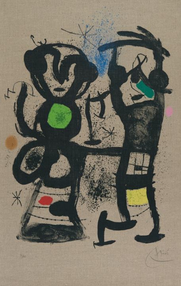 La Conversation by Joan Miró