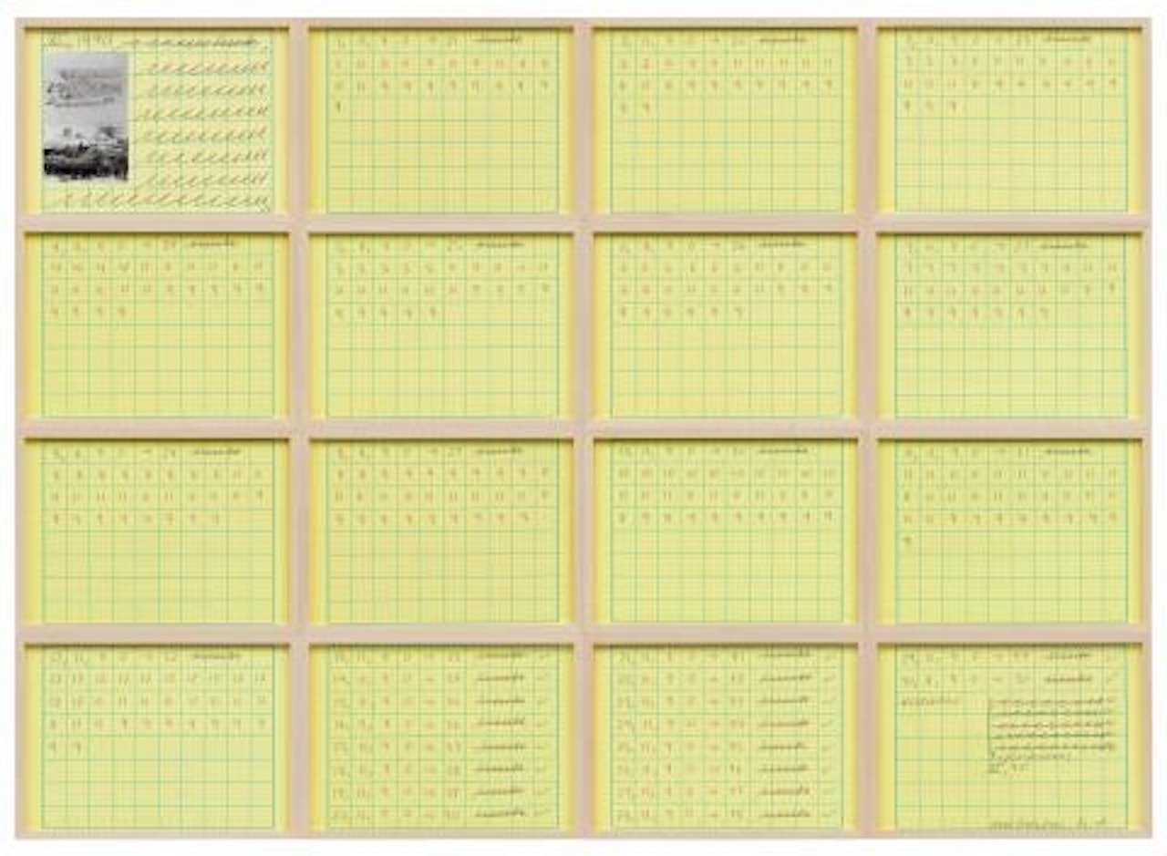 Dostojewski, 12 Monate (November) by Hanne Darboven