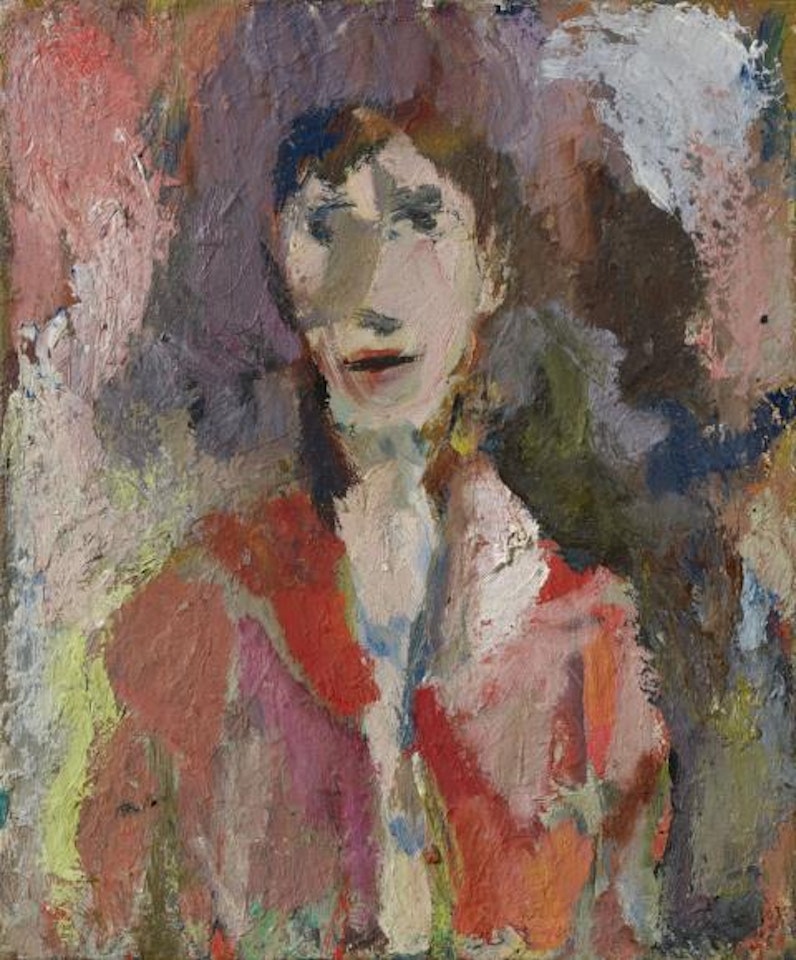 Portrait de Valentine by Eugène Leroy