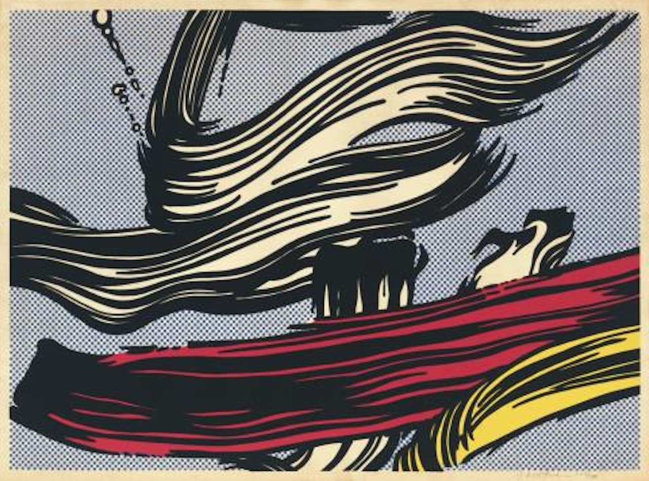 Brushstrokes by Roy Lichtenstein