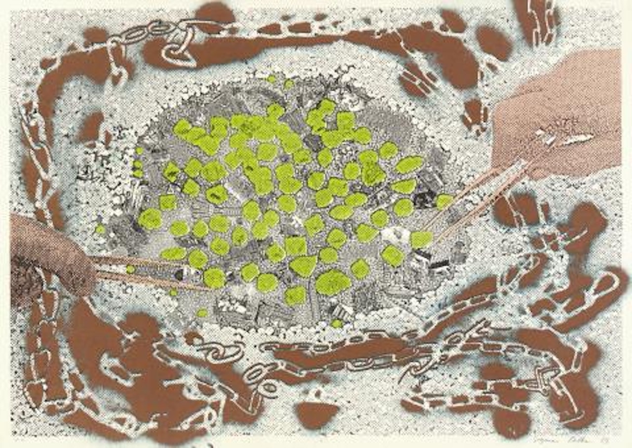 Untitled (Revolution, 200 Years Later) by Sigmar Polke