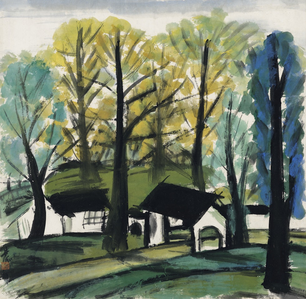 Living in the Country by Lin Fengmian