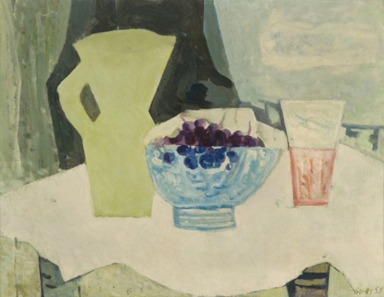 Nature morte aux raisins by Francisco Bores