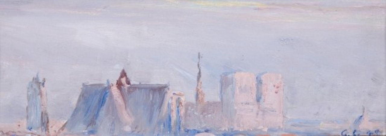 Étude sur les toits, Saint-Gervais et Notre-Dame by Gustave Cariot