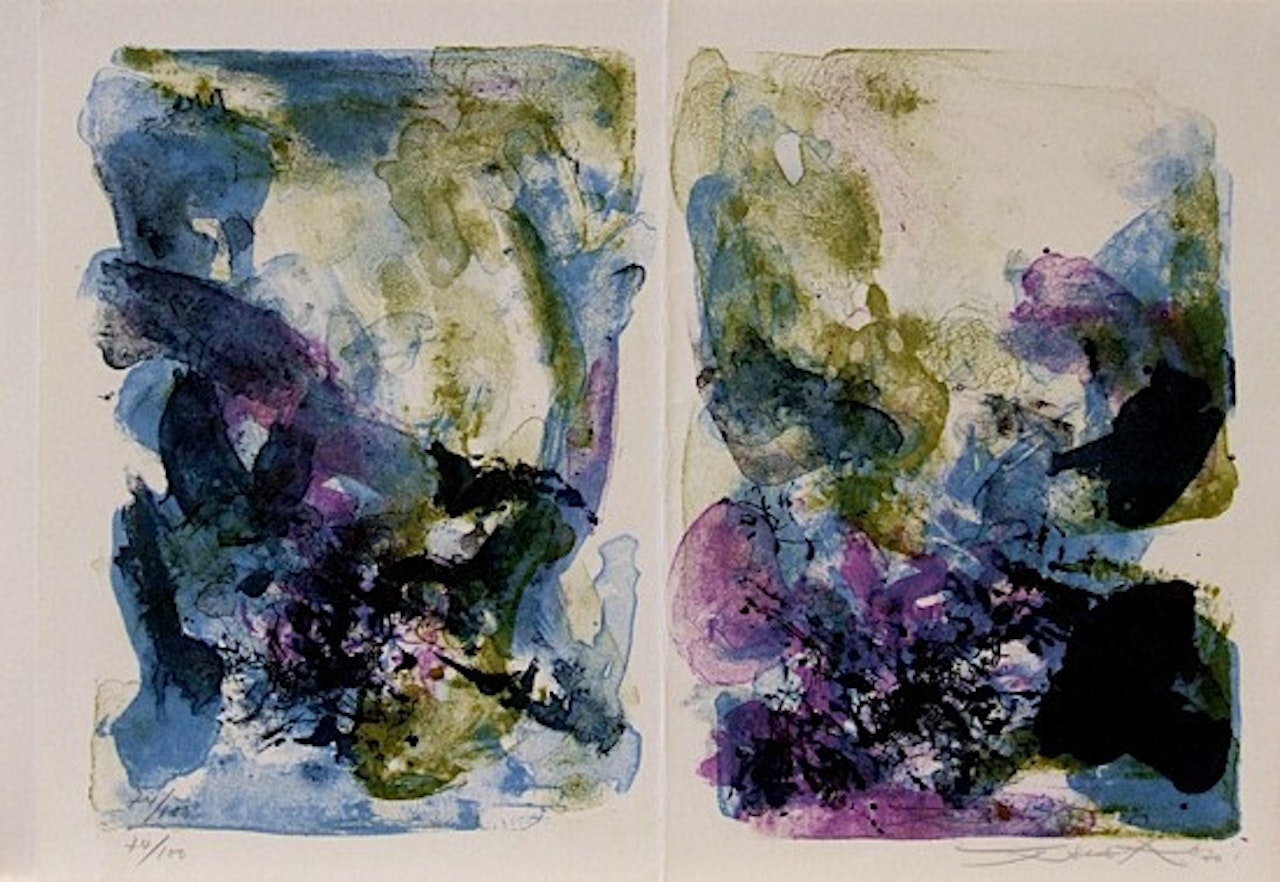 LITHOGRAPHIE 165 by Zao Wou-Ki