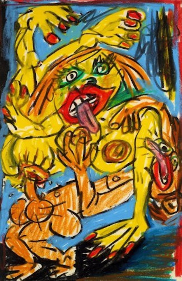Scène érotique by Robert Combas