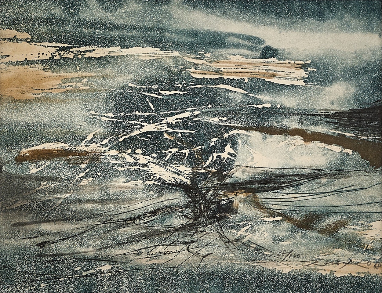 Gravure 199  by Zao Wou-Ki