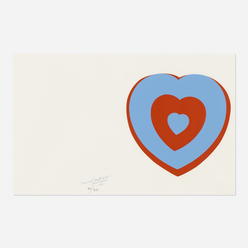 Coeurs Volants - Fluttering Hearts by Marcel Duchamp
