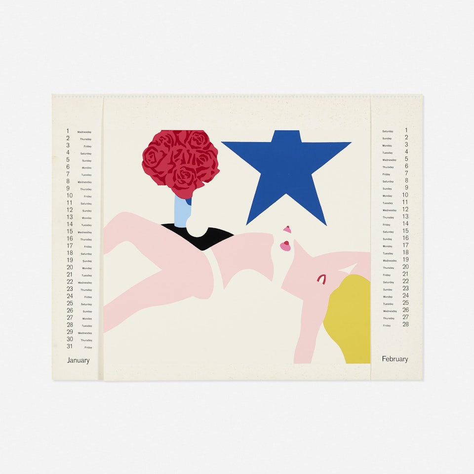 Great American Nude (from Banner, Multiples Calendar 1968) by Tom Wesselmann