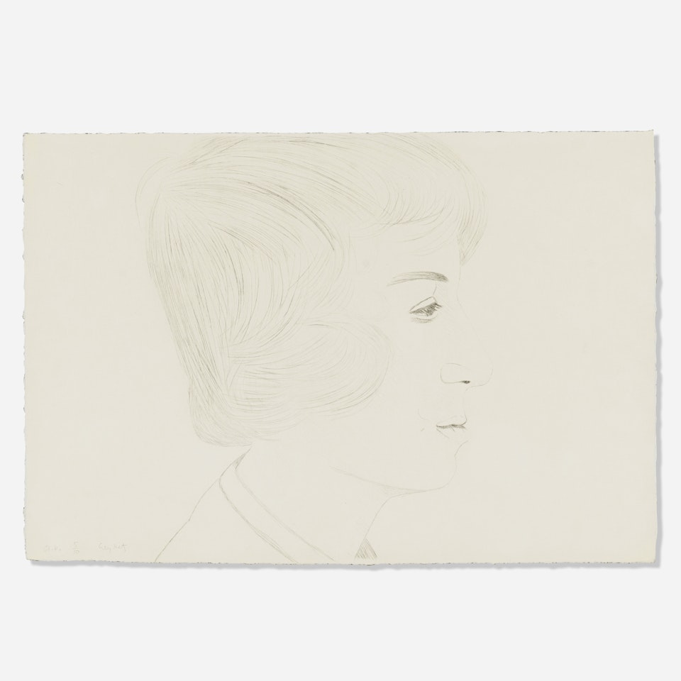 Profile of Vincent by Alex Katz