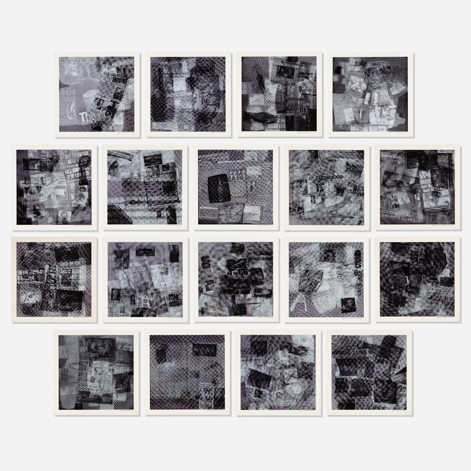 Surface Series (from Currents) by Robert Rauschenberg