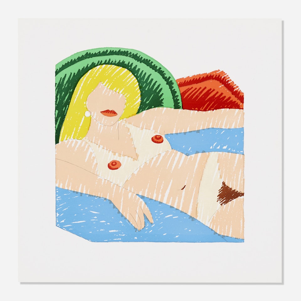 Shiny Nude (from the Rubber Stamp portfolio) by Tom Wesselmann