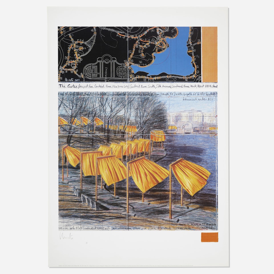 The Gates, Project for Central Park, VIII, New York City by Christo